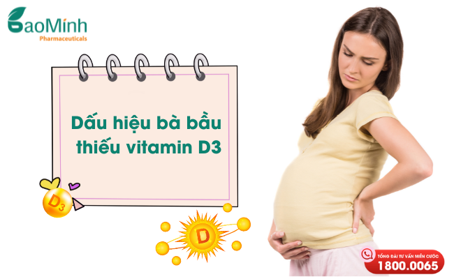 Dấu hiệu cảnh báo thiếu Vitamin D ở bà bầu