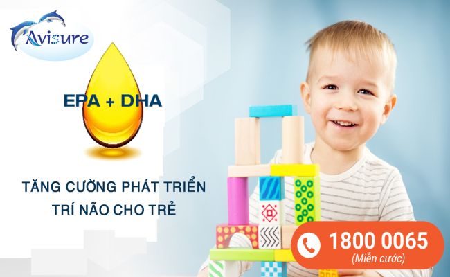 DHA giúp tăng cường phát triển trí não cho bé