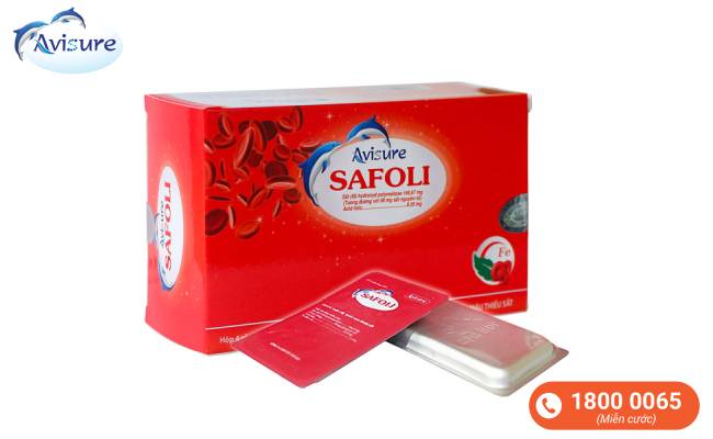 Avisure Safoli giúp giảm tình trạng thiếu máu sau sảy thai