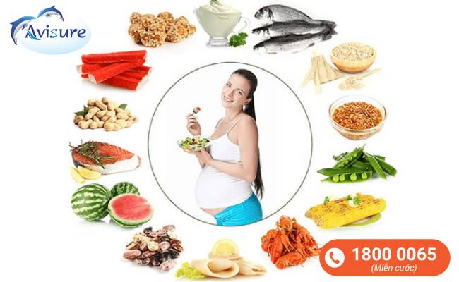 Chế độ ăn uống đa dạng, đủ chất giúp phòng ngừa chuột rút khi mang thai