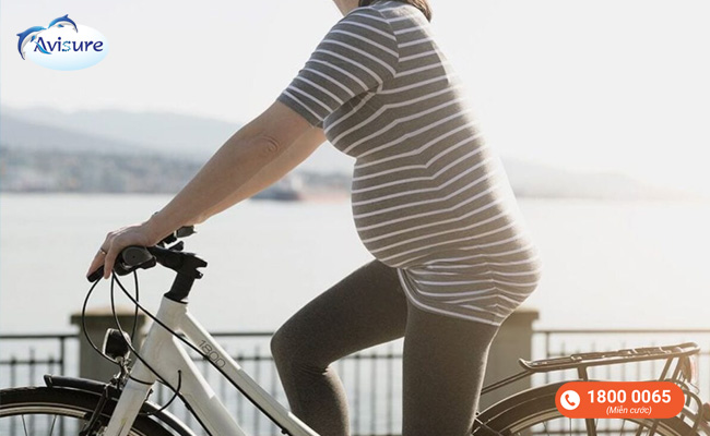 Đạp xe giúp nâng cao sức khỏe thai kỳ