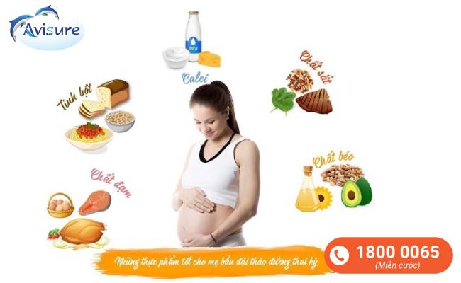 Mẹ bầu bị tiểu đường cần có chế độ ăn cân đối, giàu dưỡng chất