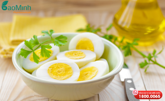 Trứng nhóm thực phẩm rất giàu Vitamin A
